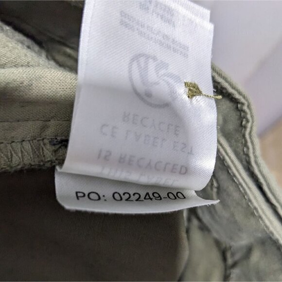 Outerknown | Avery flared stretch trousers in Olive Green - Picture 11 of 11